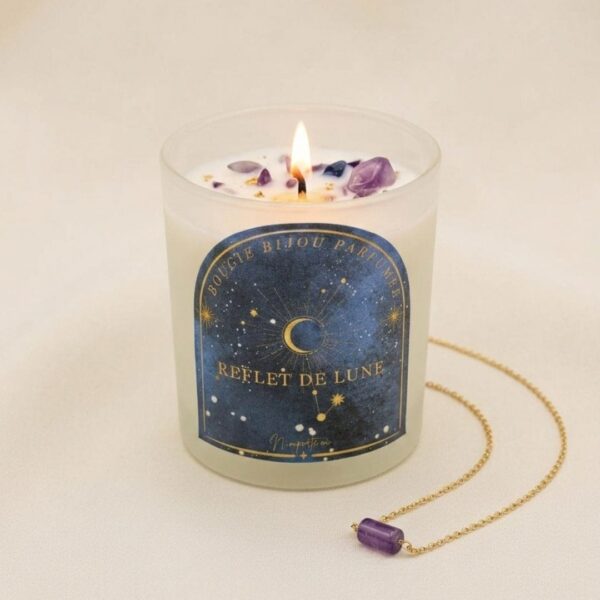 Bougie bijou parfumée Reflet de Lune - cire végétale - Fait Main - Niõ par N'importe où Bougie bijou parfumée Reflet de Lune - cire végétale - Fait Main - Niõ par N'importe où