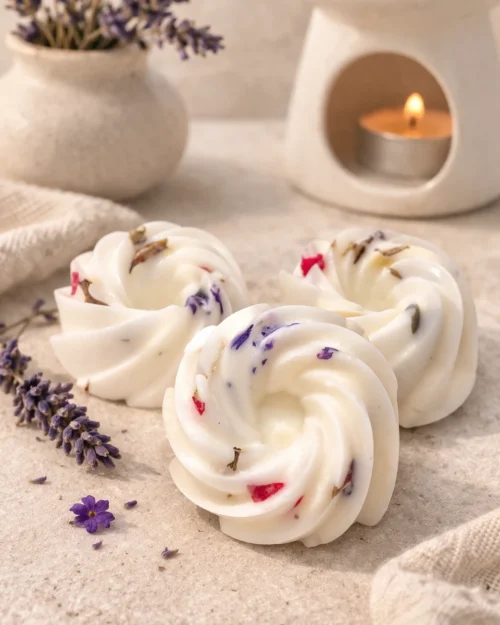 Fondant de cire végétale minimaliste Paradis Tropical, parfum d'intérieur désodorisant.