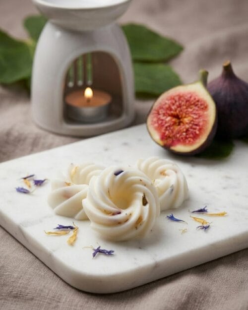 fondants parfumés Figue Fraiche artisanaux - en cire végétale - fait main- Niõ fondants parfumés Figue Fraiche artisanaux - en cire végétale - fait main- Niõ