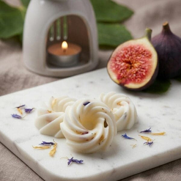fondants parfumés Figue Fraiche artisanaux - en cire végétale - fait main- Niõ