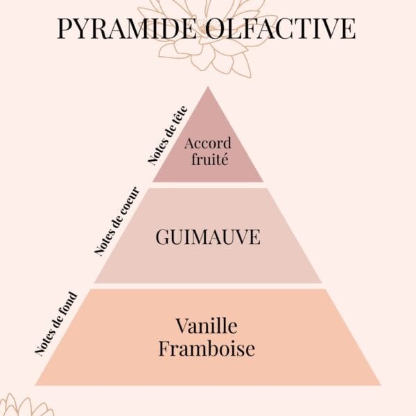 Pyramide Olfactive Guimauve - parfums d'intérieur - Niõ