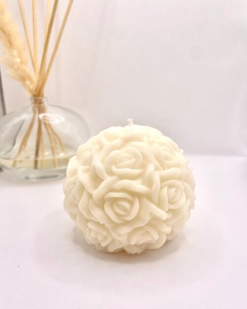 Bougie «La délicate  » Parfum Rose Éternelle