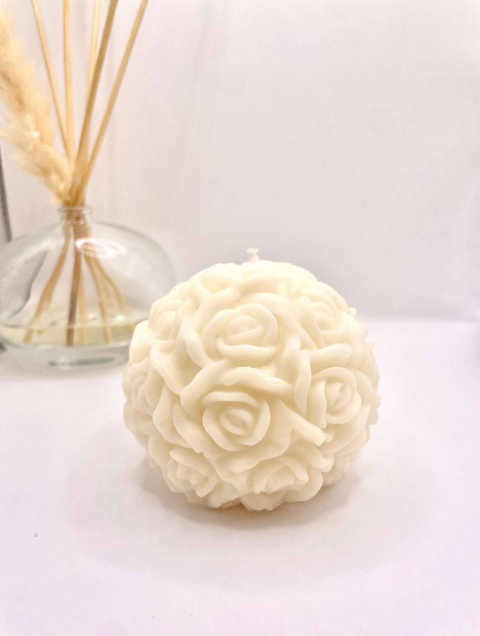 Bougie «La délicate  » Parfum Rose Éternelle