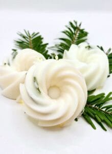 fondant parfumé sapin de noel; collection noel sous la neige