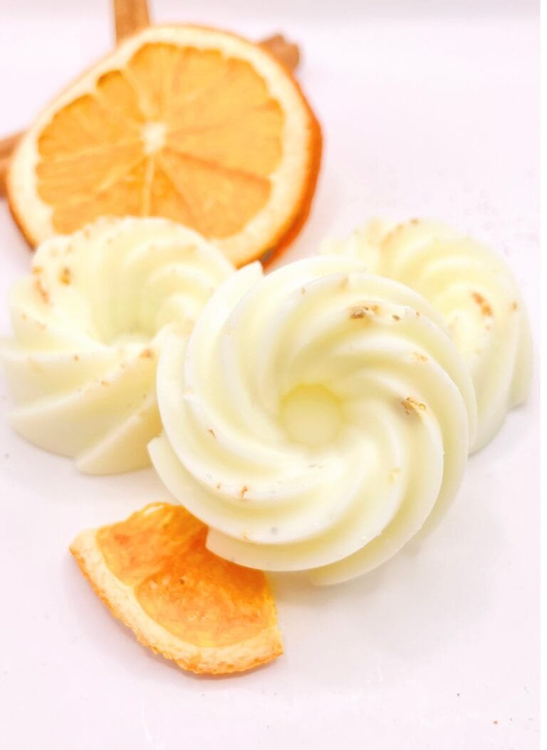 Fondant parfumé orange épicé, collection Noël sous la neige