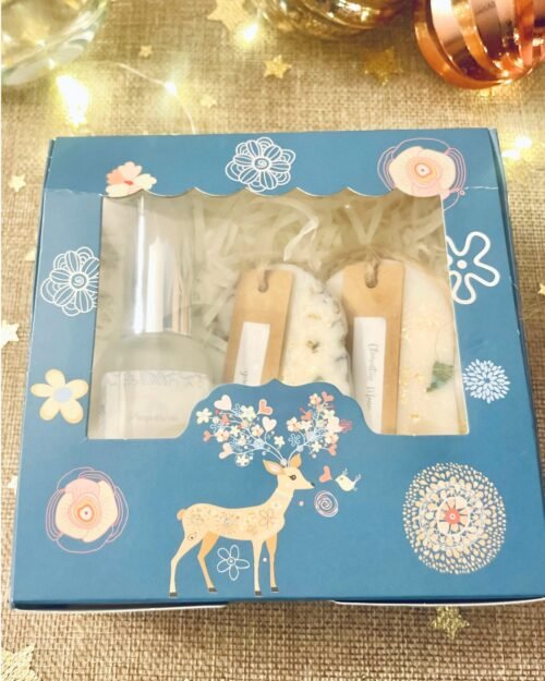 Coffret découverte cocon parfumé brume oreiller et suspensions d'armoire