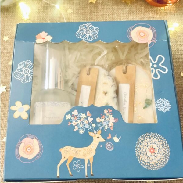 Coffret découverte cocon parfumé brume oreiller et suspensions d'armoire