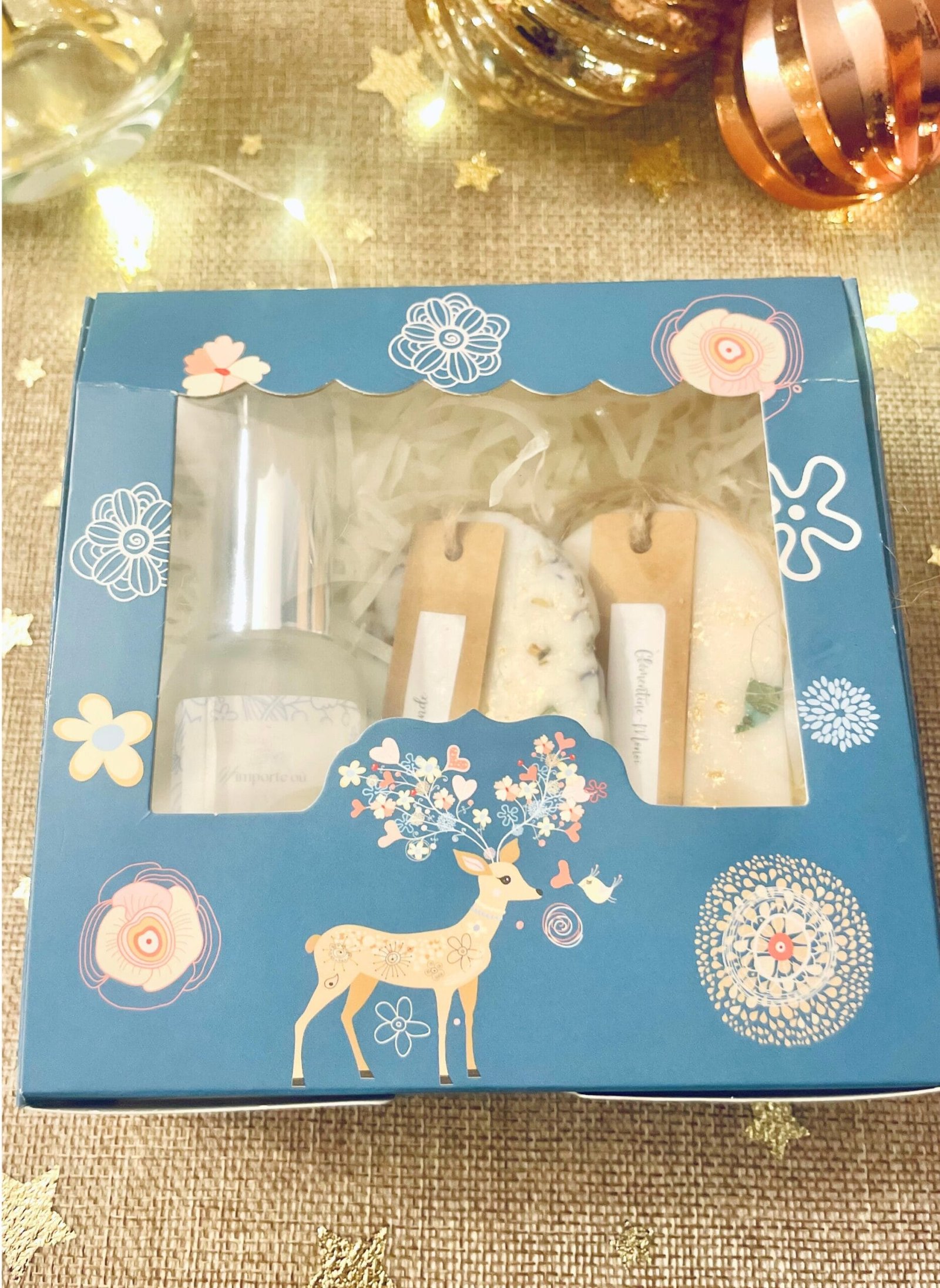 Coffret découverte cocon parfumé brume oreiller et suspensions d'armoire