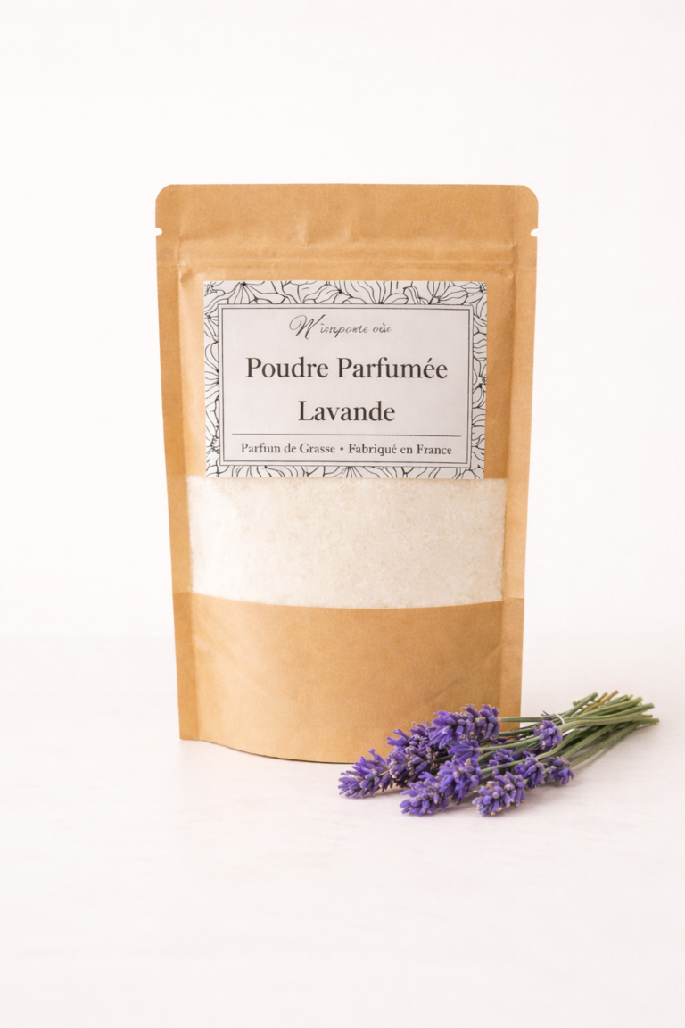 poudre parfumee lavande parfum maison provence aspirateur