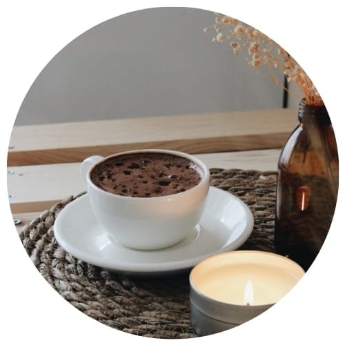 intérieur chaleureux ambiance cocooning dans la cuisine