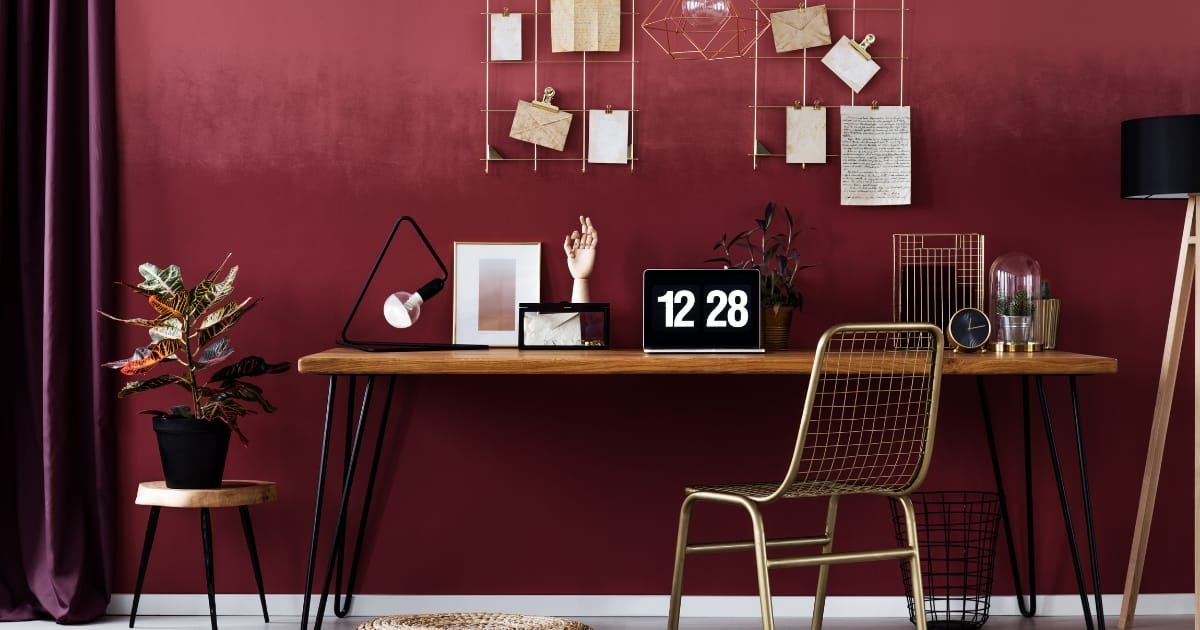 tendances déco 2025 couleur rouge cerise
