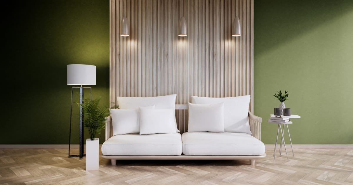 téndances déco 2025 - couleur vert olive pour la décoration d'intérieur