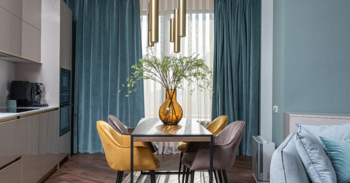 tendances déco 2025 la couleur bleu glacé