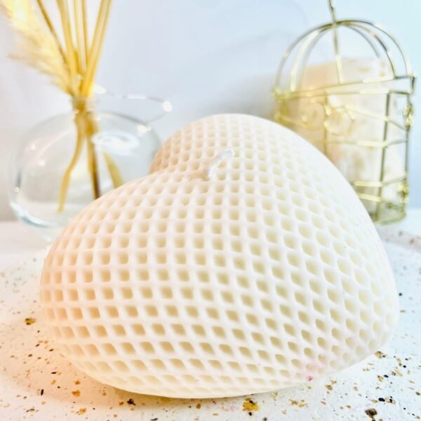 BOUGIE parfumée coeur Blanc Amour Pur