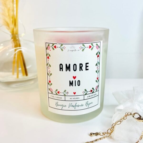 Bougie parfumée bijou Amore mio