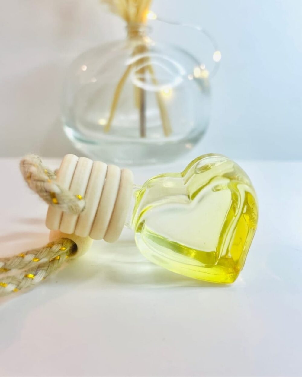 Parfum de voiture - Diffuseurs artisanaux de parfum pour la voiture - jaune - Niõ