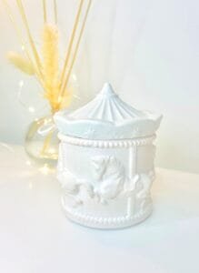 bougie parfumée carrousel artisanale