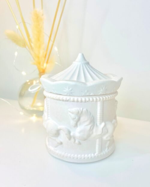 bougie parfumée carrousel artisanale