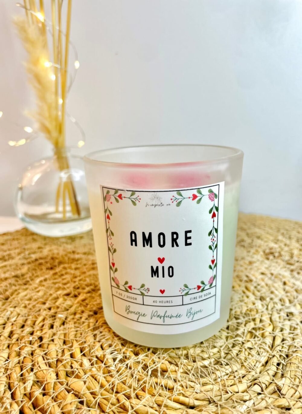 bougie parfumée bijou amore mio