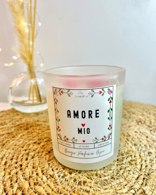 bougie parfumée bijou amore mio
