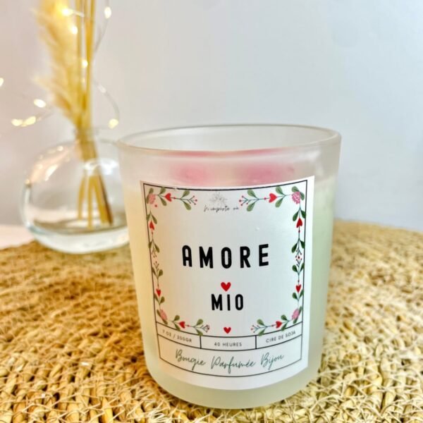 bougie parfumée bijou amore mio