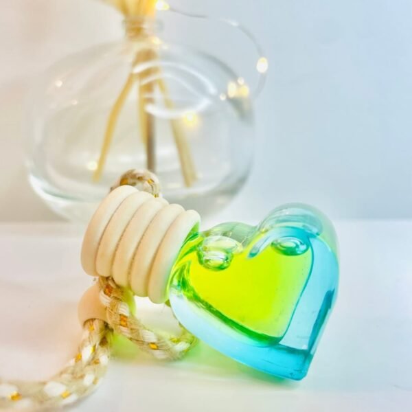 diffuseur de parfum voiture saint Valentin bleu vert