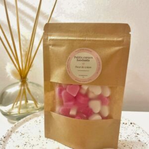 mini fondants en cire végétale parfumée - Petits coeurs fondants - Niõ