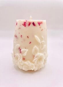 bougie parfumée Rose -ETERNELLE -