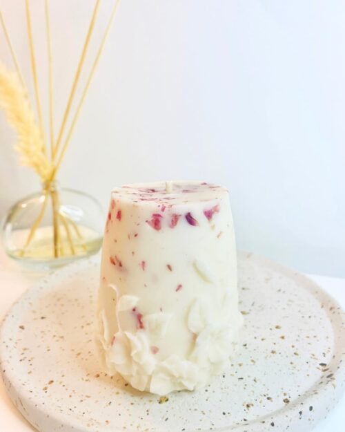 bougie parfumée Rose -ETERNELLE -