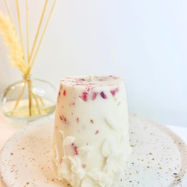 bougie parfumée Rose -ETERNELLE -