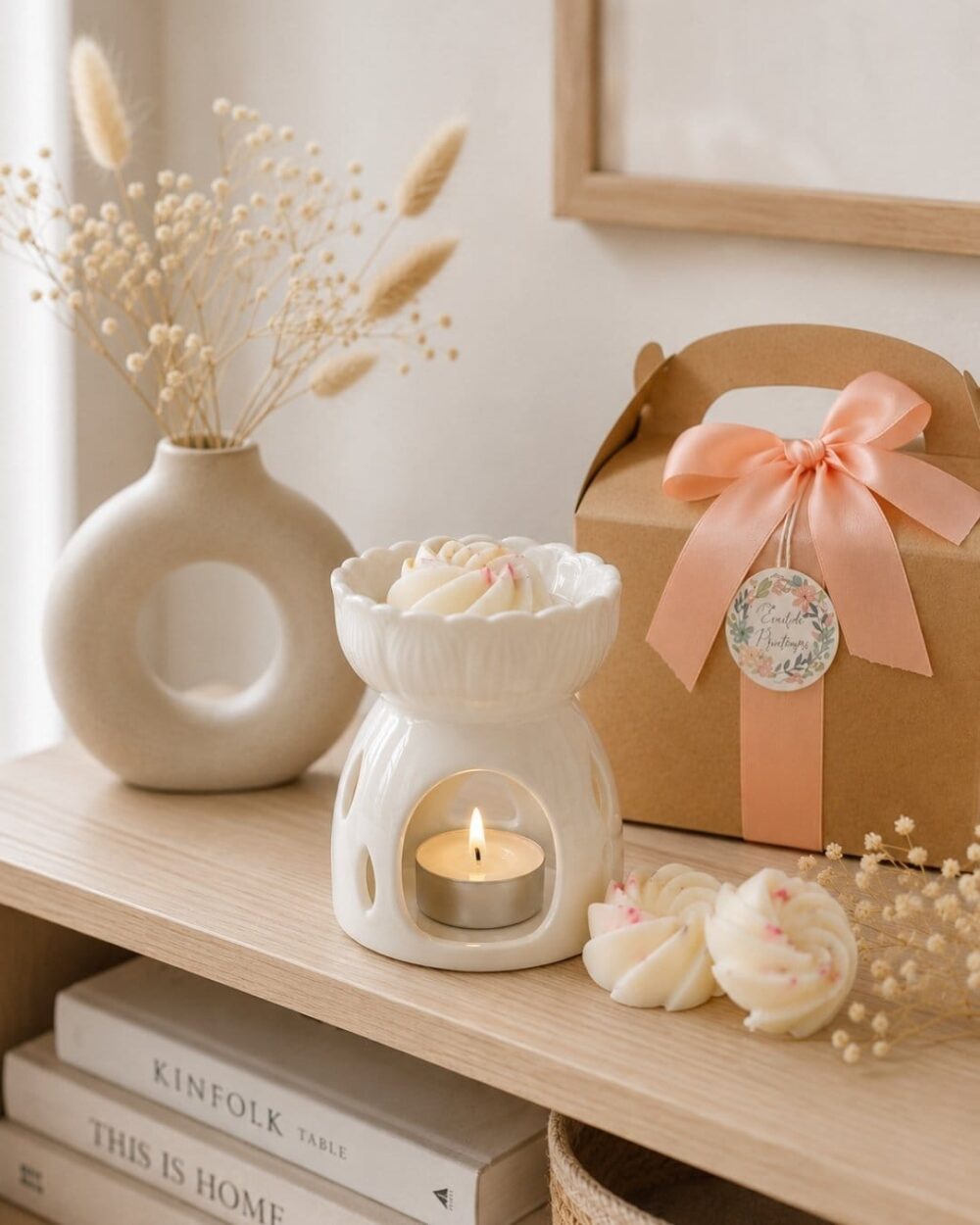 brûle-parfum en céramique - fondants parfumés artisanaux au choix - décoration d'intérieur parfaite - Niõ brûle-parfum en céramique - fondants parfumés artisanaux au choix - décoration d'intérieur parfaite - Niõ