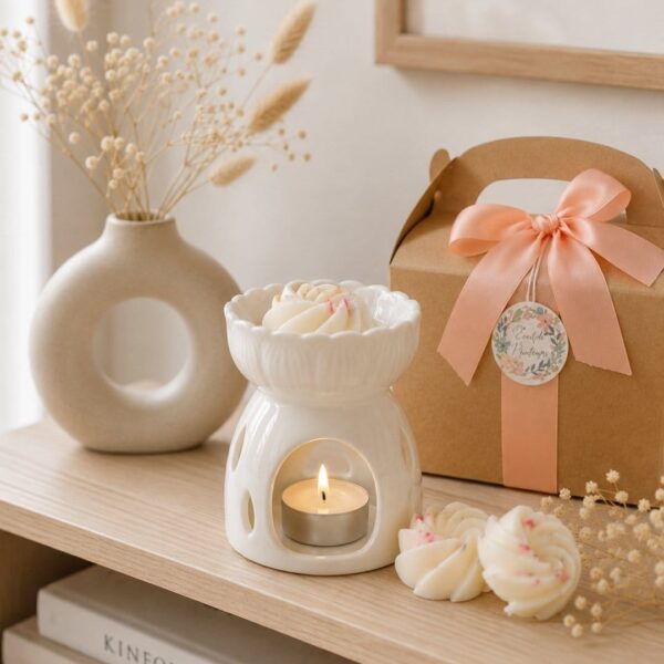 brûle-parfum en céramique - fondants parfumés artisanaux au choix - décoration d'intérieur parfaite - Niõ brûle-parfum en céramique - fondants parfumés artisanaux au choix - décoration d'intérieur parfaite - Niõ