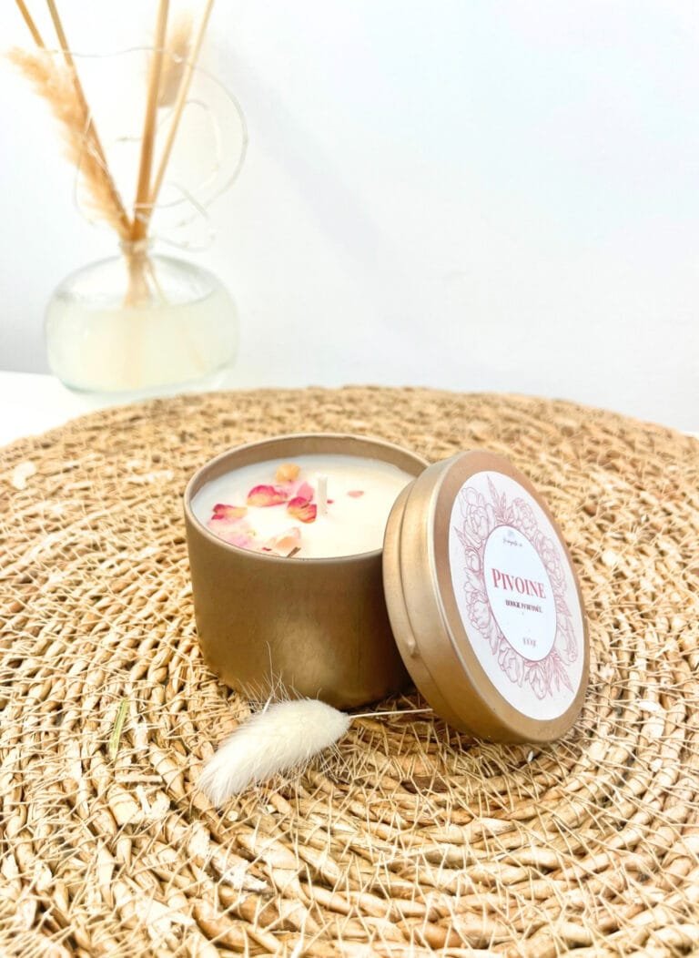 bougie parfumée La belle pivoine