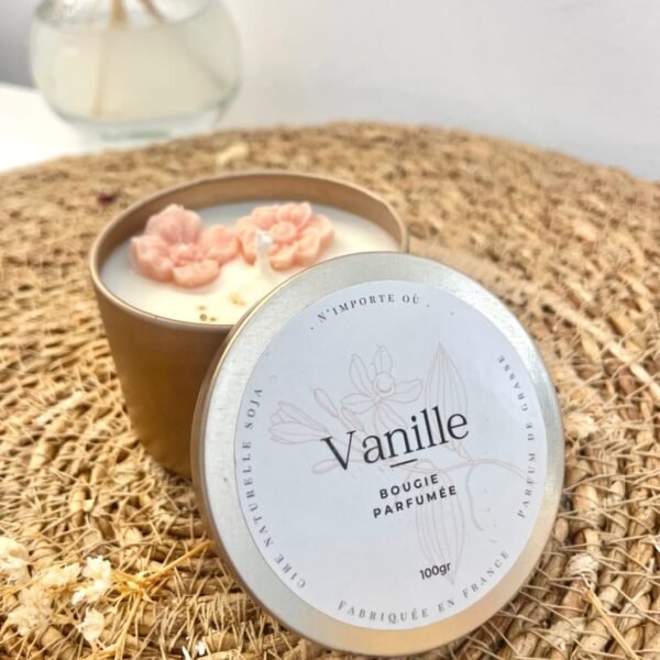 Bougie Parfumée - La douce Vanille - 100g