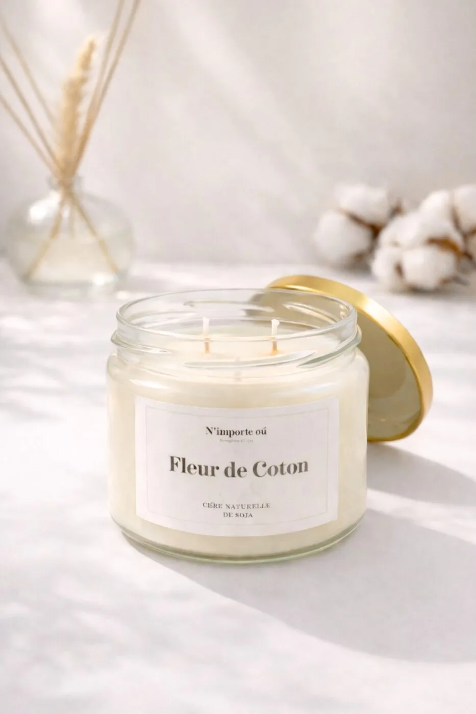 Bougie Parfumée - Fleur de Coton - Collection Bohème