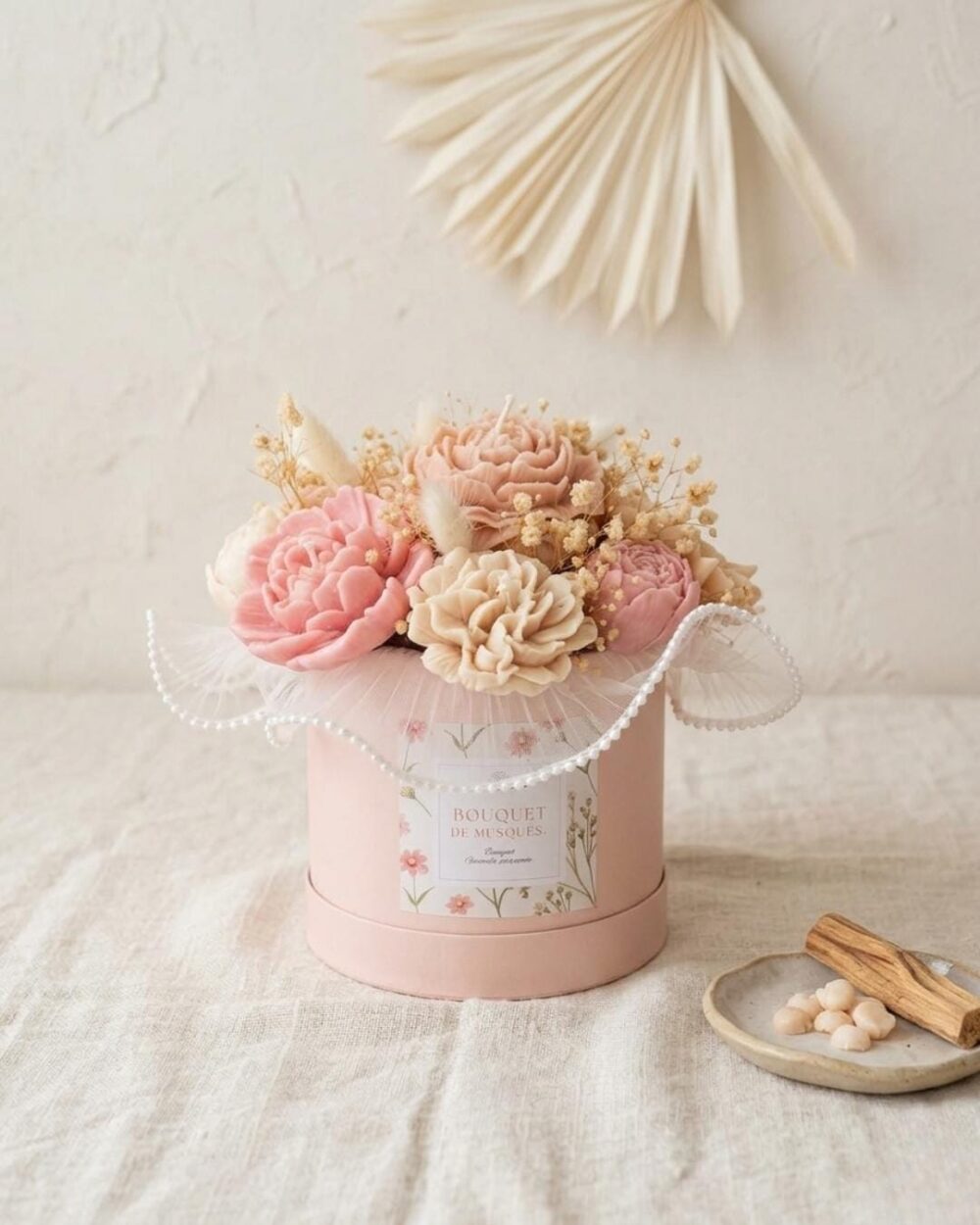 Bouquet parfumé Accords Musqués - cire végétale - Premium - Niõ par N'importe où Bouquet parfumé Accords Musqués - cire végétale - Premium - Niõ par N'importe où