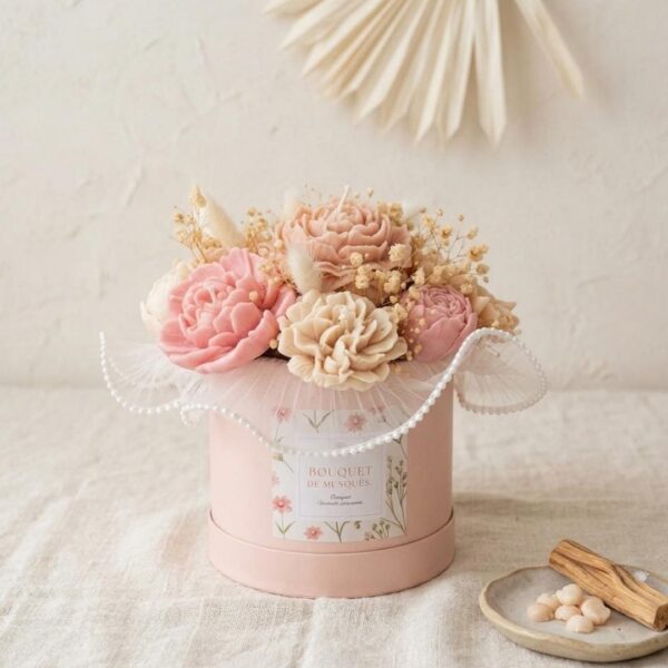 Bouquet parfumé Accords Musqués - cire végétale - Premium - Niõ par N'importe où Bouquet parfumé Accords Musqués - cire végétale - Premium - Niõ par N'importe où