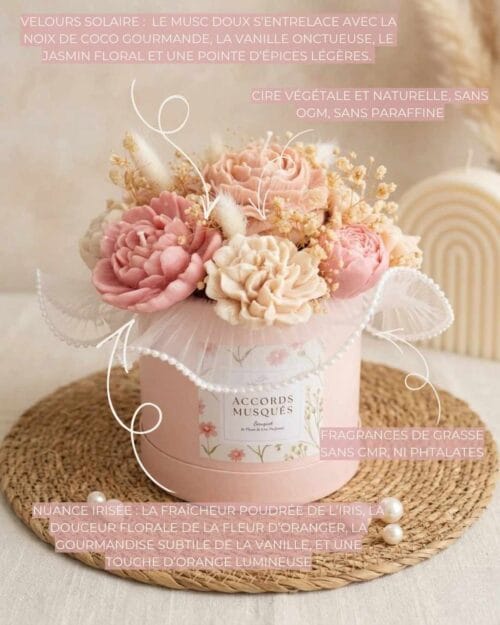 Bouquet parfumé Accords Musqués - création originale fait main - Niõ par N'importe où