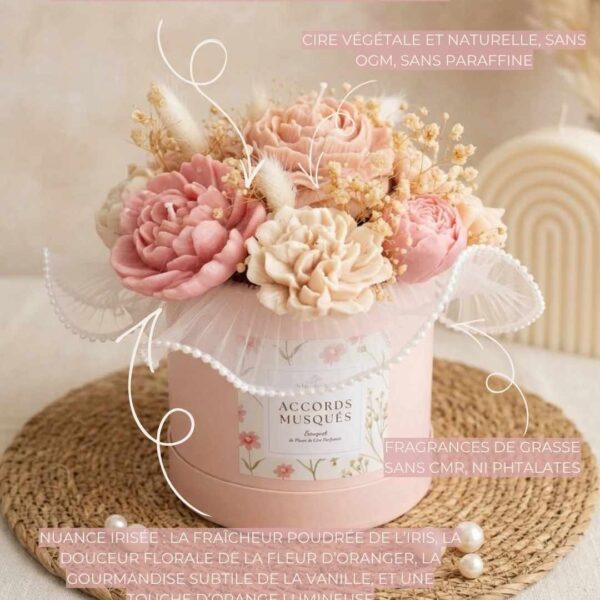 Bouquet parfumé Accords Musqués - création originale fait main - Niõ par N'importe où Bouquet parfumé Accords Musqués - création originale fait main - Niõ par N'importe où