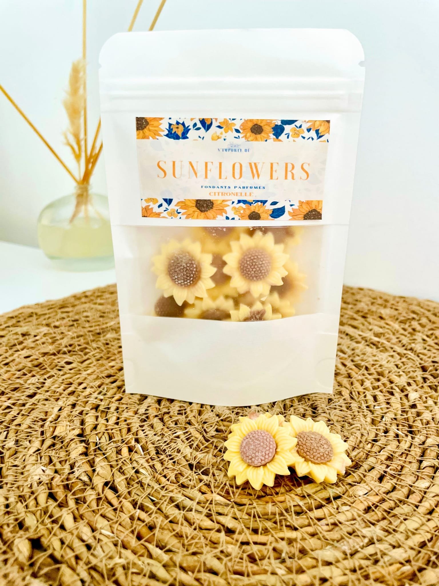 Fondants tournesol citronnelle anti-moustique