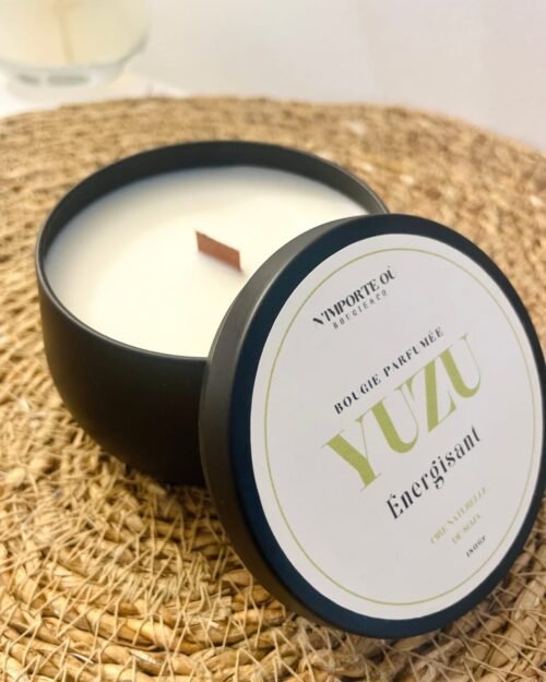 bougie Parfumée Yuzu énergisant.