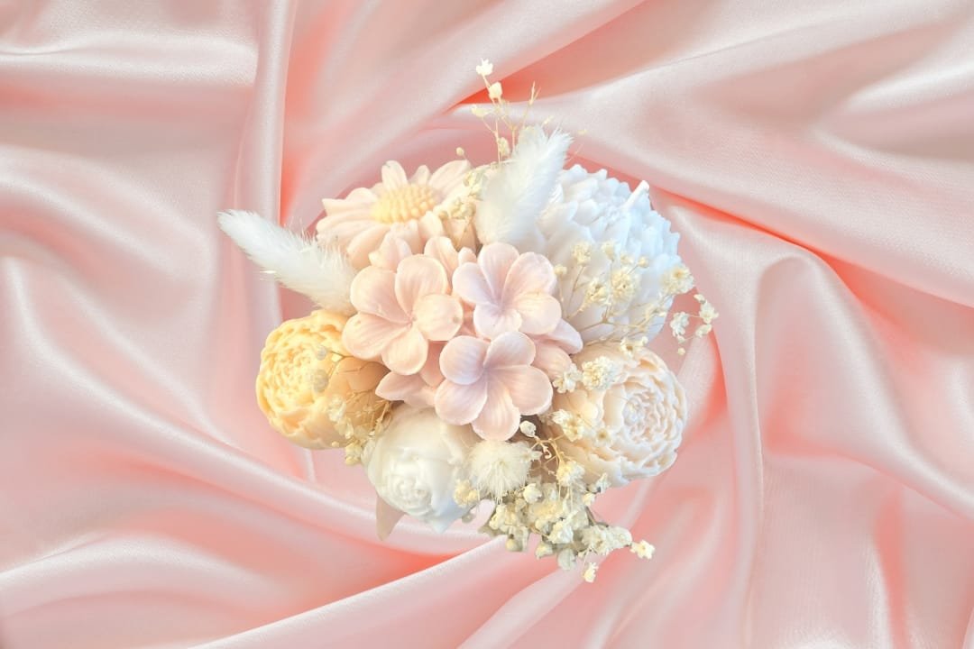 bouquet parfumé production artisanale en cire naturelle