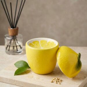 Brûle-Parfum en Céramique Jaune Citron - Dolce Limone - Niõ