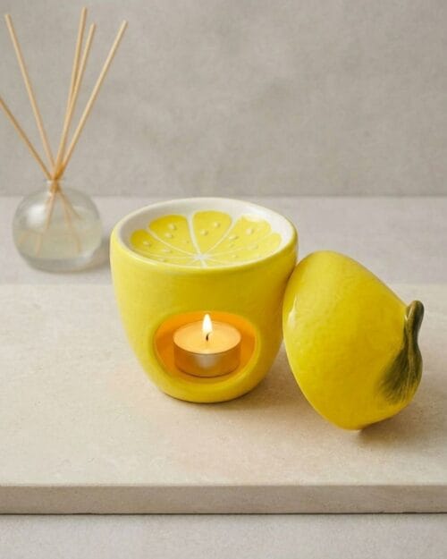 Brûle-Parfum en Céramique Jaune Citron - Dolce Limone - original - Niõ