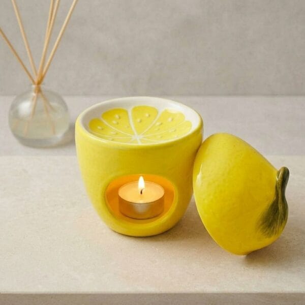 Brûle-Parfum en Céramique Jaune Citron - Dolce Limone - original - Niõ