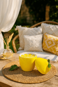 Brûle-parfum citron jaune "Dolce Limone".