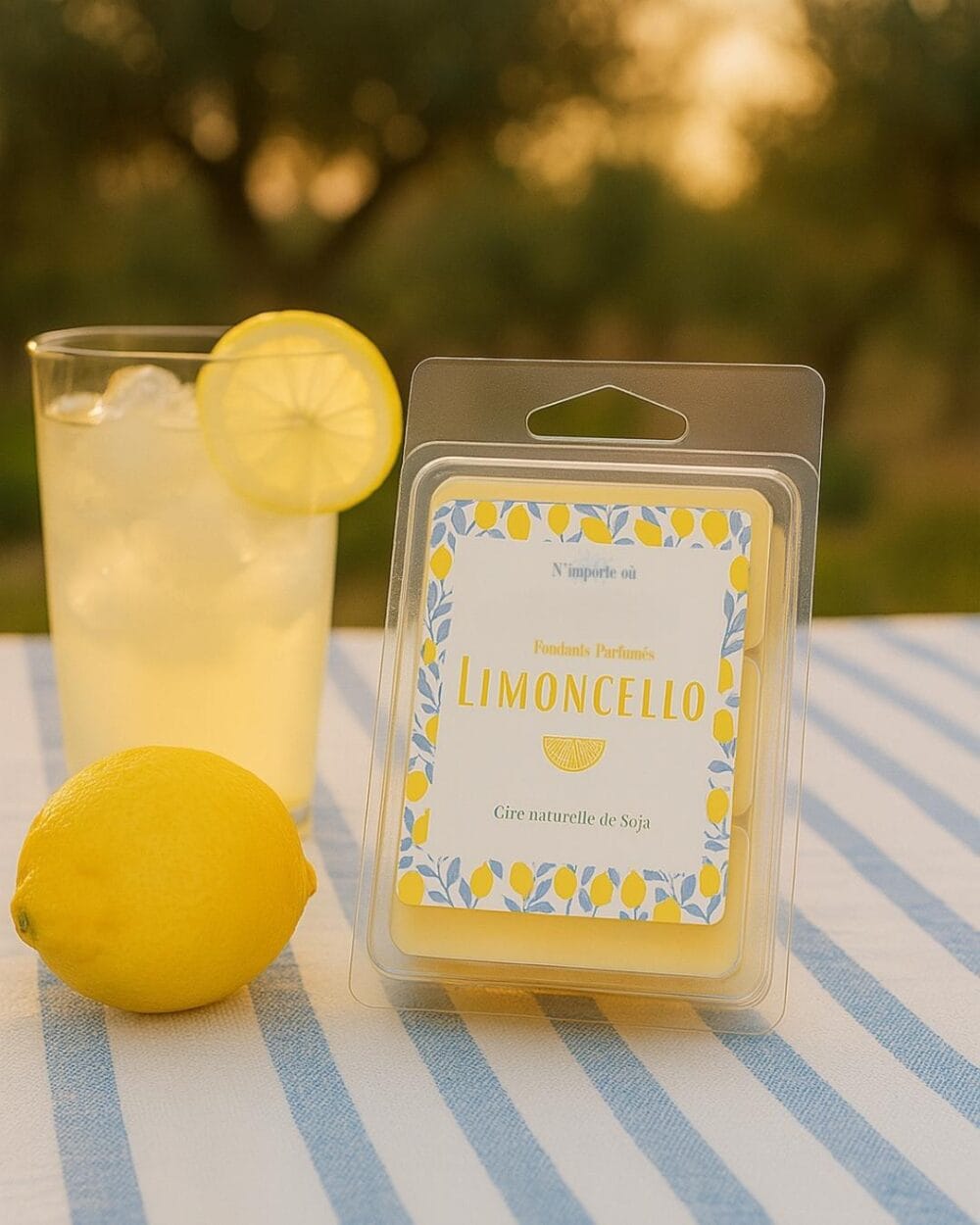 Fondants parfumés Limoncello -recette italienne - cire végétale - fait main - Niõ