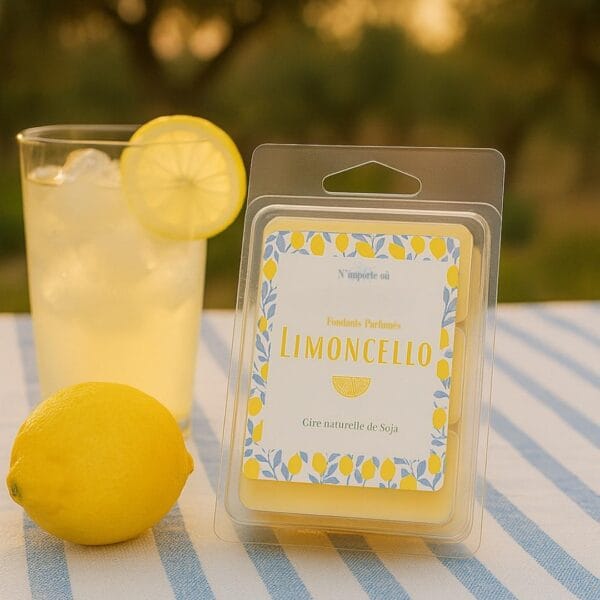 Fondants parfumés Limoncello -recette italienne - cire végétale - fait main - Niõ