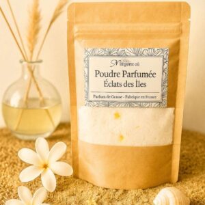 Poudre Parfumée Éclats des îles : Désodorisant Naturel pour Aspirateur, Tapis et Canapé