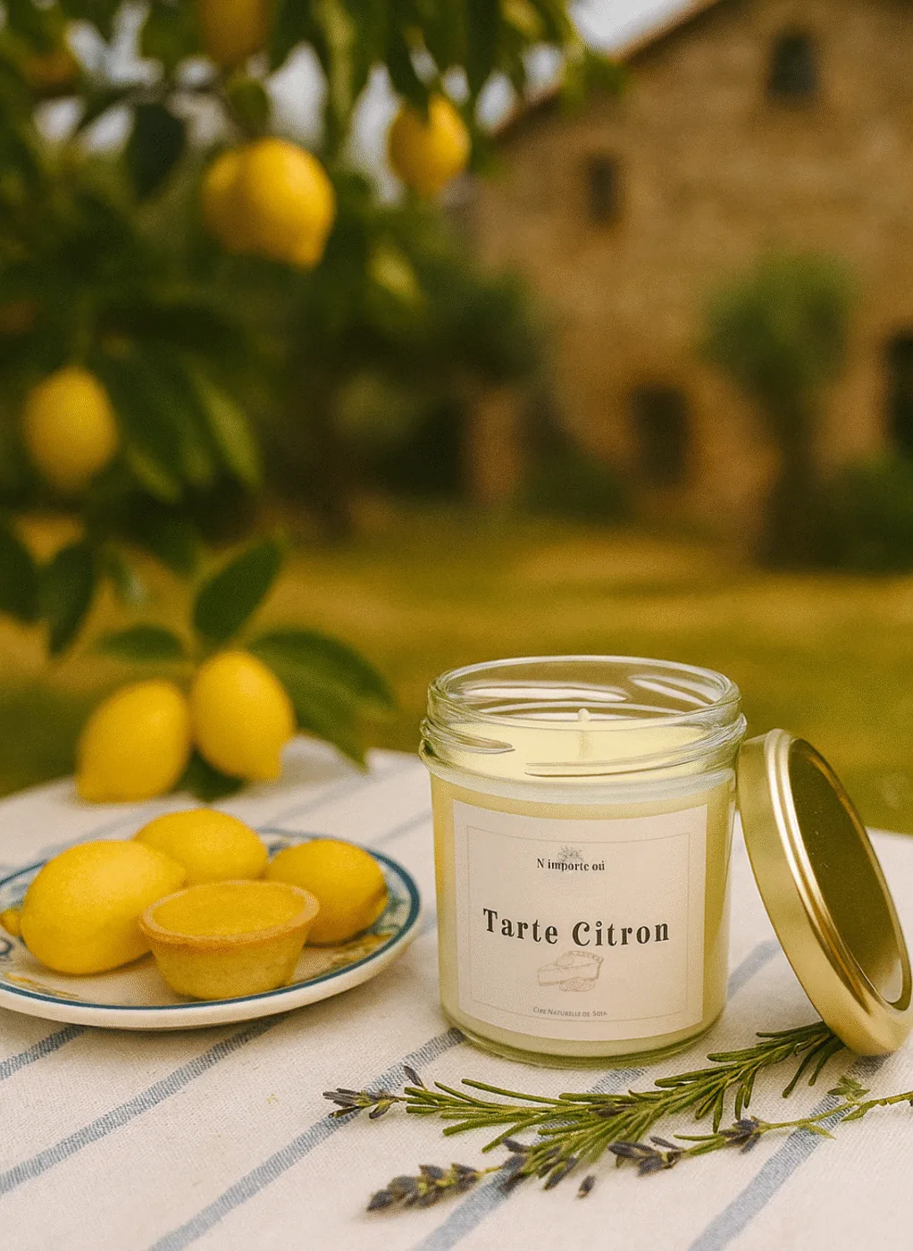 Bougie Parfumée - Tarte Citron - Collection Bohème